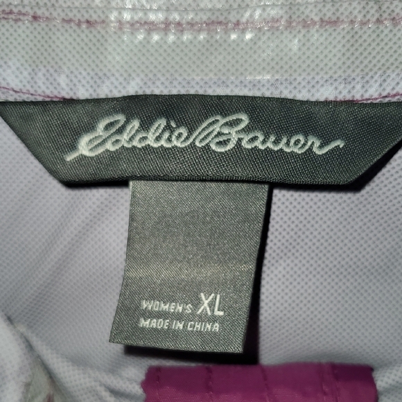 Eddie Bauer Vibrant Purple Jacket with Orange Details - Picture 3 of 6